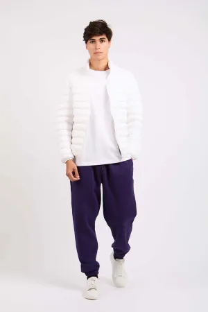 Unisex Loose Fit Sweat Pant Purple